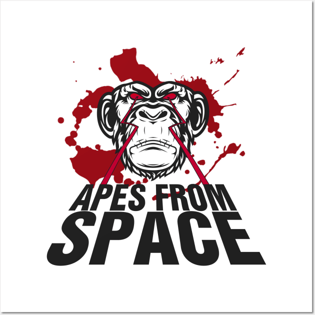 APES FROM SPACE #1 Wall Art by RickTurner